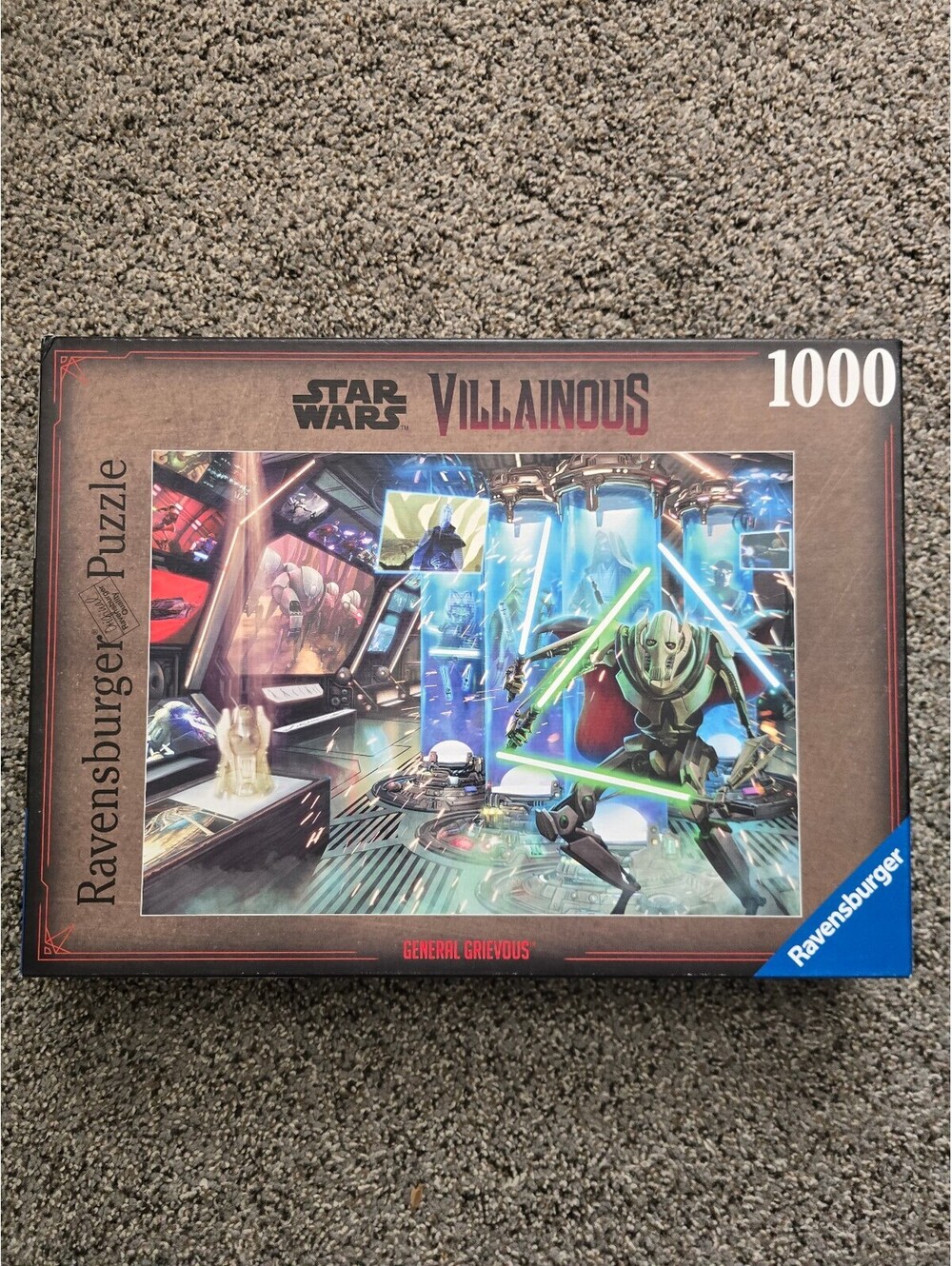 Ravensburger Star Wars Villainous General Grievous 1000 Pc Puzzle Complete
